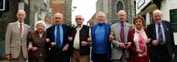 The cast and crew of Dad's Army set-out along the Theford trail